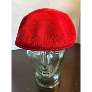Kangol Tropic 504 Ventair Cap Large Red Lightweight Breathable Knit Stylish Hat